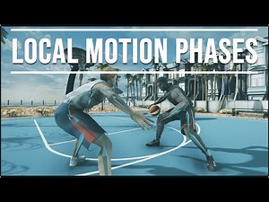 Local Motion Phases for Learning Multi-Contact Character Movements