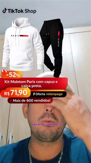 Conjunto Casaco Streetwear Premium Casaco Canguru e Calça Moletom Confortável