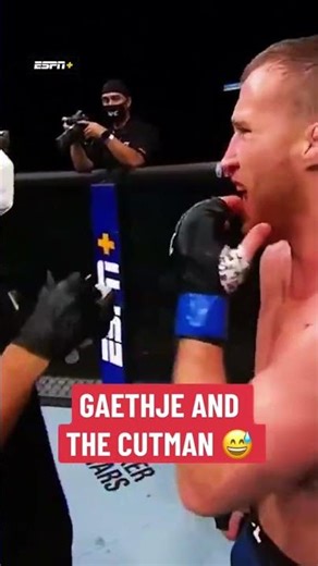Gaethje and the cutman 😅 #UFC313