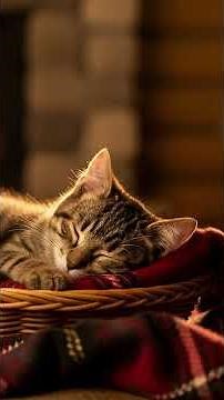 Relaxing Cat Music For Deep Sleeping Kittens | Gentle Night Lullaby Ambience