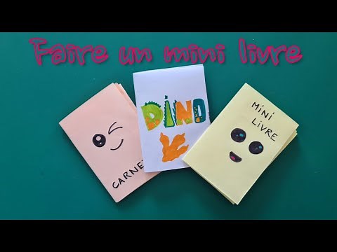 Plier une feuille A4 pour faire un livre