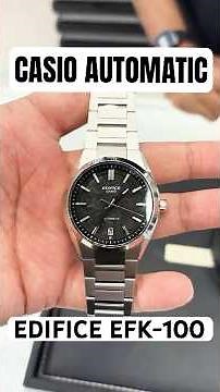 🔥 Casio’s First Mechanical Watch! Forged-Carbon Edifice EFK-100 Review