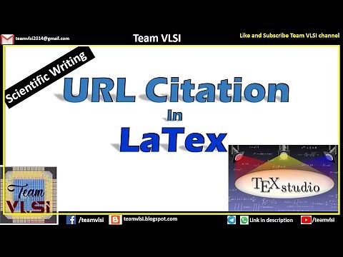 URL Citation in LaTex | How to cite URL /web link in LaTex