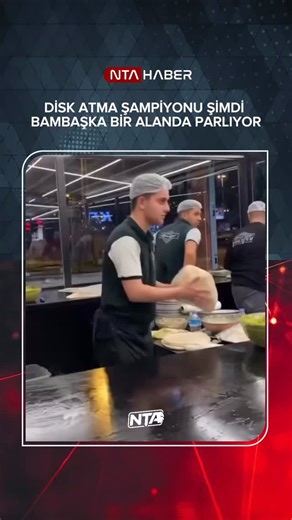 3.5K views · 1.8K reactions | Mahallede kendi aralarında ki yarışmalarda disk atma şampiyonu olan bir genç, bu yeteneğini başka bir alana taşıyor. | NTA Haber | Facebook
