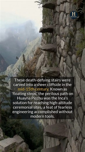 Inca floating steps: a feat of 15th-century engineering. #ancienthistory #archaeology #Inca | Histora