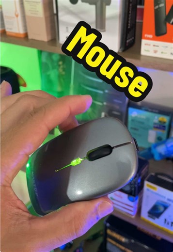Mouse sem fio com bateria interna e led. #creatortiktokshop #creatortiktok #tiktokshop #mouse