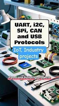UART, i2C, SPi, CAN and USB Protocols for communication Arduino | IoT Projects