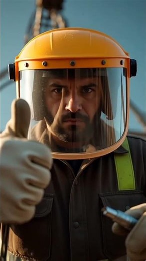 High Voltage Sparks — Working Safely with Insulated Gloves ⚡ Safety First! #ElectricalSafety