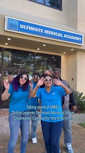 4.3K views · 25 reactions | A few of our UMA Online’s Learner Services Advisors had the opportunity to explore the Clearwater Campus for the first time.  While our main campus is located in Clearwater, FL, most of our programs are offered completely online via UMA Online!  Find more information about our UMA Online’s programs here: www.umanow.com/our-programs #UMAclearwater #UltimateMedicalAcademy | Ultimate Medical Academy | Facebook