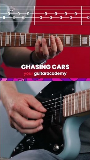 Chasing Cars - Snow Patrol #guitarlessons