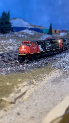 A Pair of CN SD70ACE pull a heavy load of potash through a quiet Sudbury Junction #train #canada