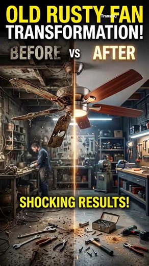 OLD Ceiling Fan Restoration | Amazing Transformation Process