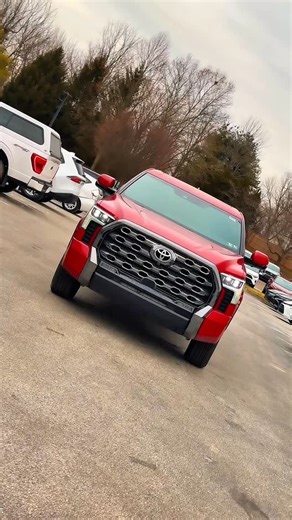 Barcelona Red. Platinum power. The Tundra isn’t just a truck it’s a statement. Available now at Sloane Toyota.#toyota #tundra #noplacelikesloane #sloanetoyotamalvern | Sloane Toyota of Malvern