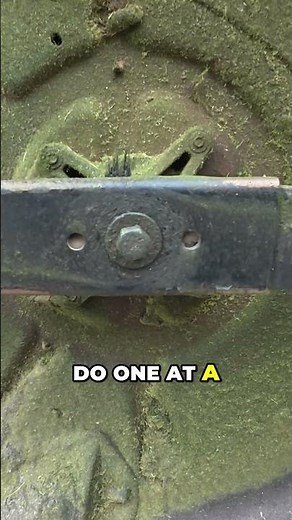 Always Do This Before Swapping Mower Blades! #shorts