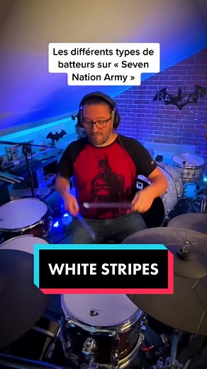 Types de batteurs sur Seven Nation Army
