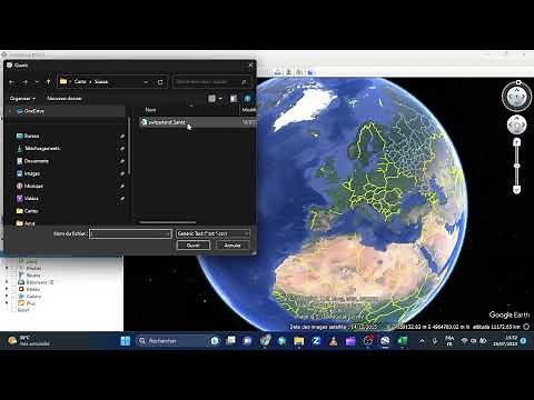 Open a CSV file on Google Earth to view your data