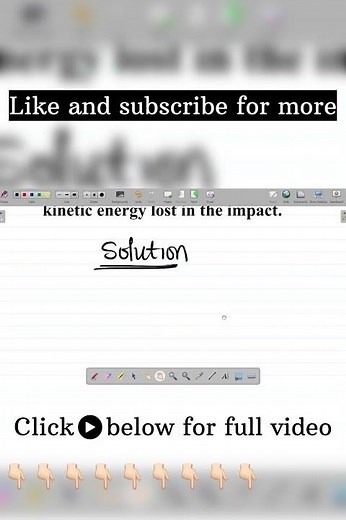 Physics Collision Example 2: Application of the Conservation of Linear Momentum. #excellenceacademy