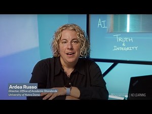 Navigating AI Tools with Integrity in Academia | AI for Teaching & Learning | ND Learning