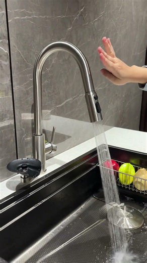 Touch Kitchen Faucet with Cup Washer #faucet #decoration #goodthing #fpyシ #shortvideo #kitchen