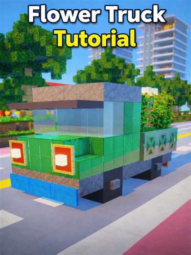 Create a Flower Truck in Minecraft: Step-by-Step Tutorial