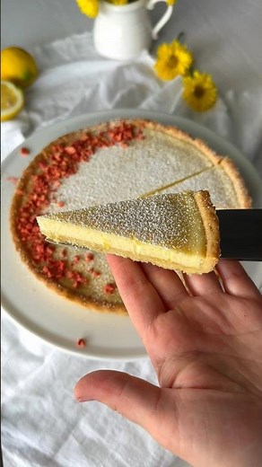 🍋EASY LEMON TART RECIPE🍋