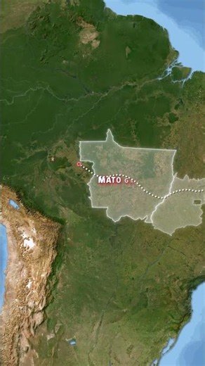 ⚠️ China is going to cut Brazil in half with this railroad 🚆