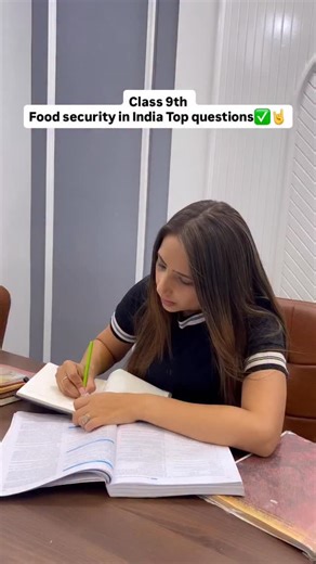 Reema Ghai on Instagram: "Class 9th Food security Top questions ✅"