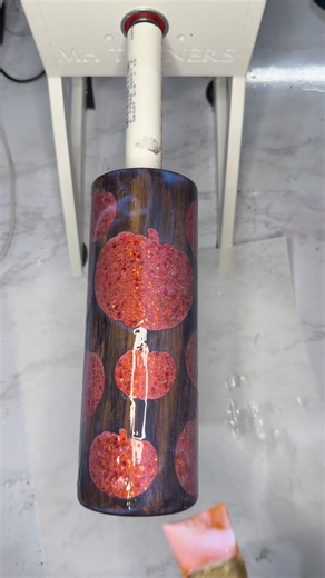 Applying a coat of epoxy-free Hyperion in real time. It really takes less than a minute to apply a coat and walk away 🩷 | Better Call Moll Craft Shop