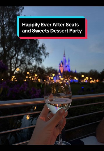 Happily Ever After Fireworks Dessert Party Experience