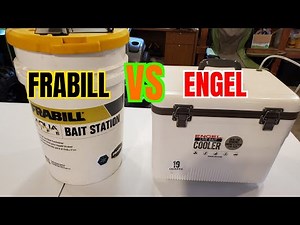 Engel Bait Cooler VS Frabill Bait Station