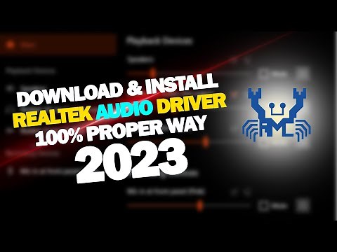 How to Download and Install Realtek HD Audio Manager on windows 2023