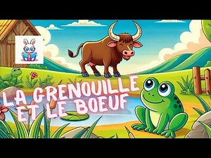 La Grenouille et le Bœuf - Fable de La Fontaine en Dessin Animé pour Enfants !