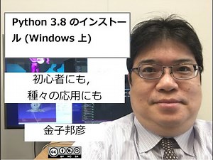 Python 3.8 のインストール (Windows 上)（Windows のセットアップ）