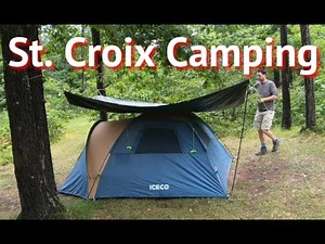 Out camping at St. Croix state park, the largest in Minnesota.