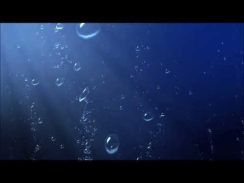 水中 水の泡 フリー動画素材