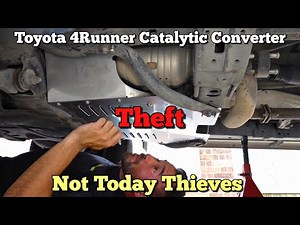 Don't Let the Thieves Steal Your Toyota's Catalytic Converter / MillerCat 4runner Catsheild Install
