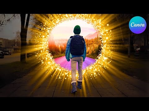 Canva Photo Manipulation - Magic Portal Tutorial