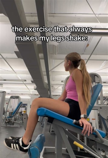 leg extensions always making my legs shake 🥴 #gymtok #legextension #legshake #legday #gymhumor