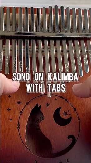 Kalimba song with tabs (7)/ Full video on channel #kalimbacover #kalimbaeasy #kalimbainstrument