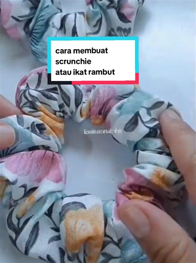 Membalas @desi.ariyani671 cara membuat scrunchie atau ikat rambut