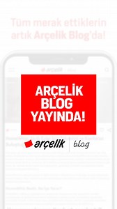 Arçelik Blog Yayında! Yeni çıkan ürünler, tarifler, yeni teknolojiler ve çok daha fazlası Arçelik Blog’da. M👉 https://bit.ly/4cQzq5N | Arçelik