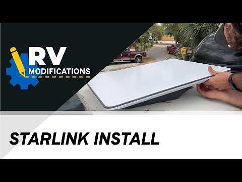 Starlink Flat High Performance Install | RV Modifications