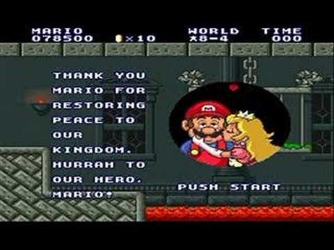 Super Mario Allstars: SMB & Lost Levels (SNES) Endings