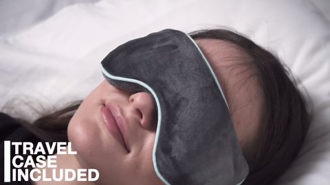 MyHalos® Heated Eye Mask for Dry Eyes - Steam Warm Compress for Eyes - Remove Styes, Chalazion Therapy Warming and Heating Pad Hot Compress - Moist Heat Mask for Blepharitis & MGD - FSA|HSA Eligible