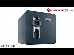 First Alert Digital Waterproof and Fire-Resistant Bolt-Down Safe - (2092DF-BD)