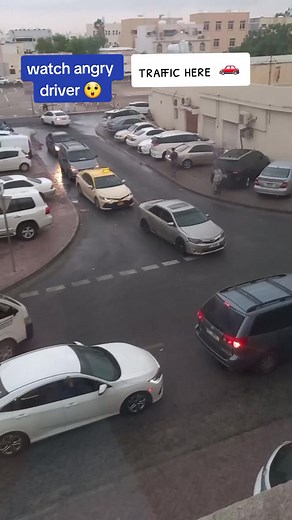 ‏Traffic here ° #traffic #roadtrip #traveldubai #Dubai