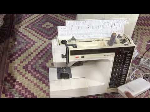 Janome embroidery machine tutorial How to combine and use janome machine bobbin filling, threading