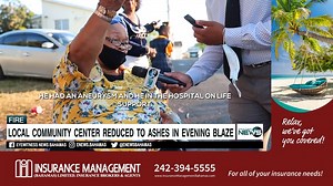 Local community center reduced to ashes in evening blaze | Eyewitness News Bahamas