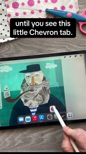Slide-View Access Photos in Procreate Short