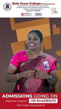 B.Com Corporate Secretaryship at Holy Cross College, Nagercoil | Admissions 2026-27 🎓💼